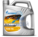Масло трансмис. Gazpromneft  GL-5 75W-90 API GL-5 4л (3,41 кг) Газпромнефть (Оригинал)